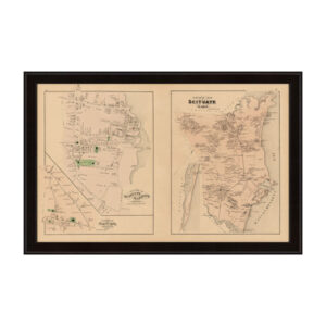 Scituate Map from 1879 Plymouth County Atlas