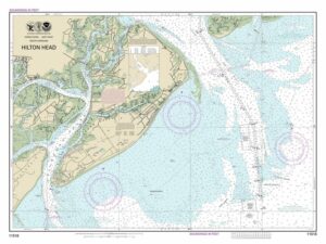 HILTON HEAD, South Carolina - Nautical Chart 2015 Unframed