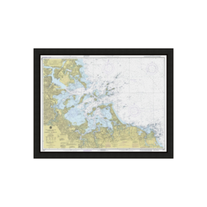 BOSTON HARBOR, MA 1979 Nautical Chart