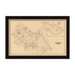 DUXBURY, Massachusetts 1879 Map