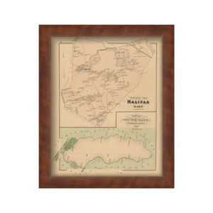 HALIFAX, Massachusetts 1879 Map