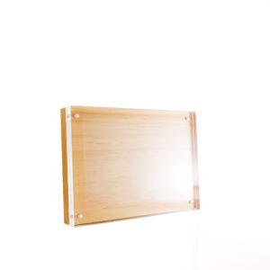 Wood Back Acrylic Frame