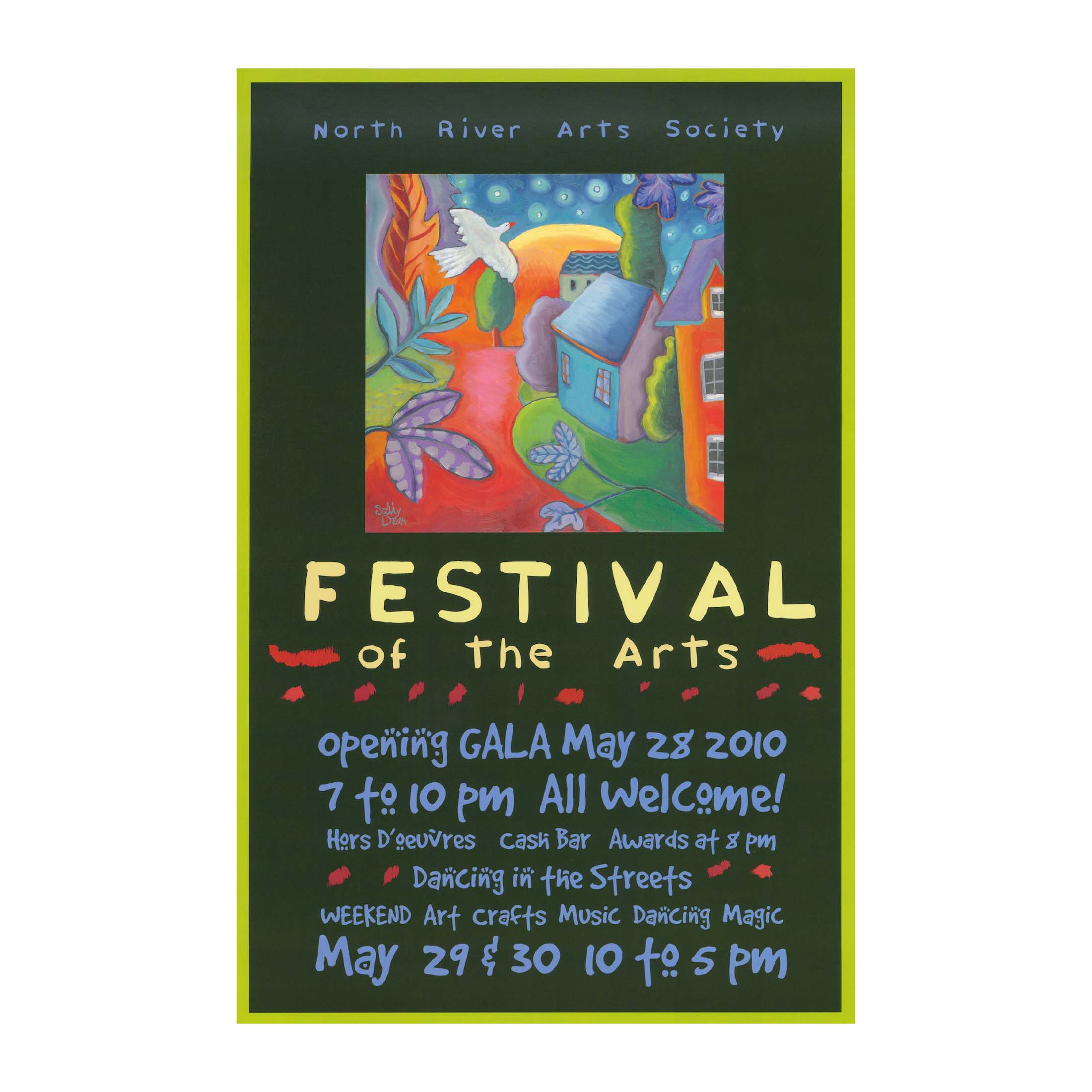 NRAS Festival Poster 2010 - Sally Dean Unframed