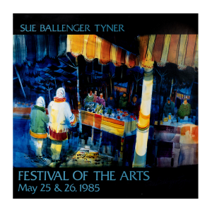 NRAS Festival Poster 1985 - Sue Ballenger Tyner Unframed