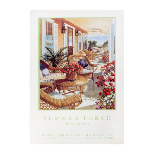 NRAS Festival Poster 1997 - Dorit Flowers Unframed